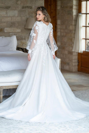 M737 Modest Wedding Dress