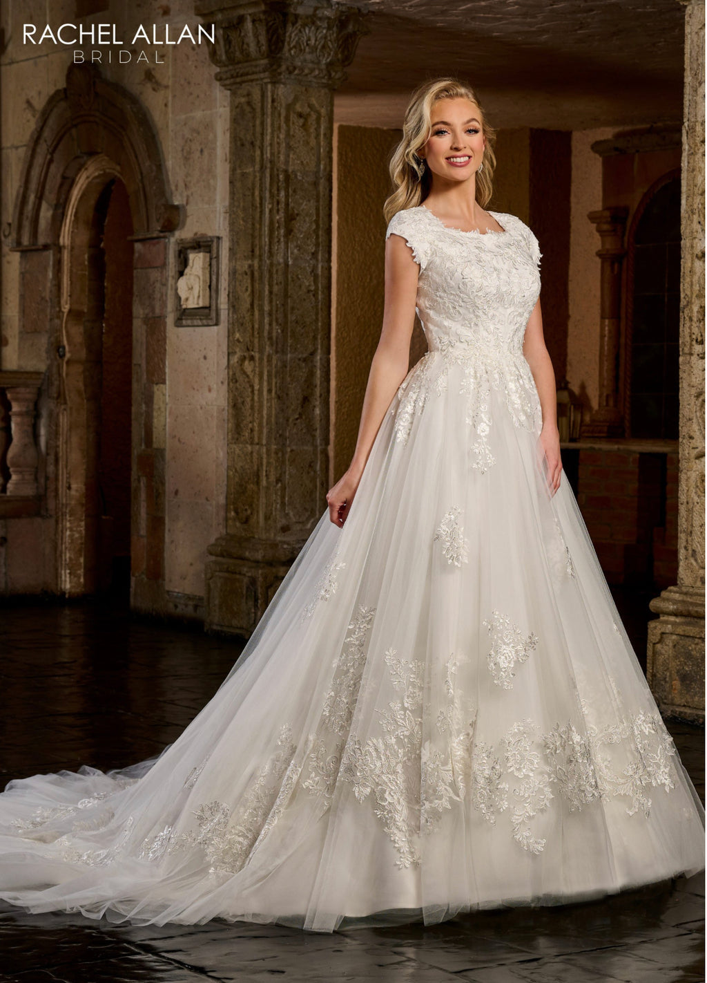 Lacey RB3176 Modest Wedding Dress