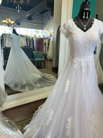 28135 Modest Wedding Dress