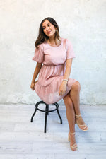 Kelsie Modest Midi in Carnation Pink