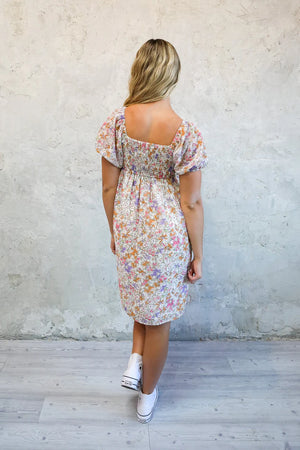 Kimberly Modest Dress in Passion Fruit