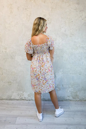 Kimberly Modest Dress in Passion Fruit