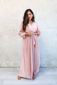 Marilyn Modest Maxi in Icy Pink