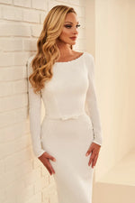 MOD1802 Modest Wedding Dress