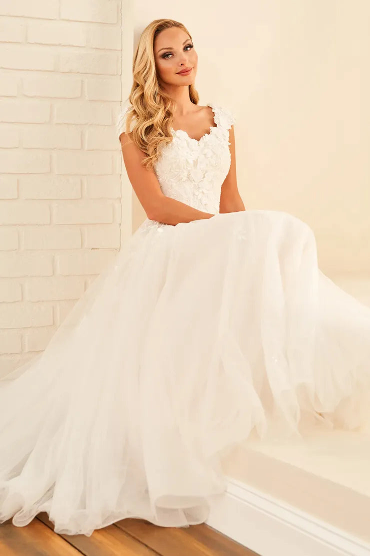 MOD1803 Modest Wedding Dress