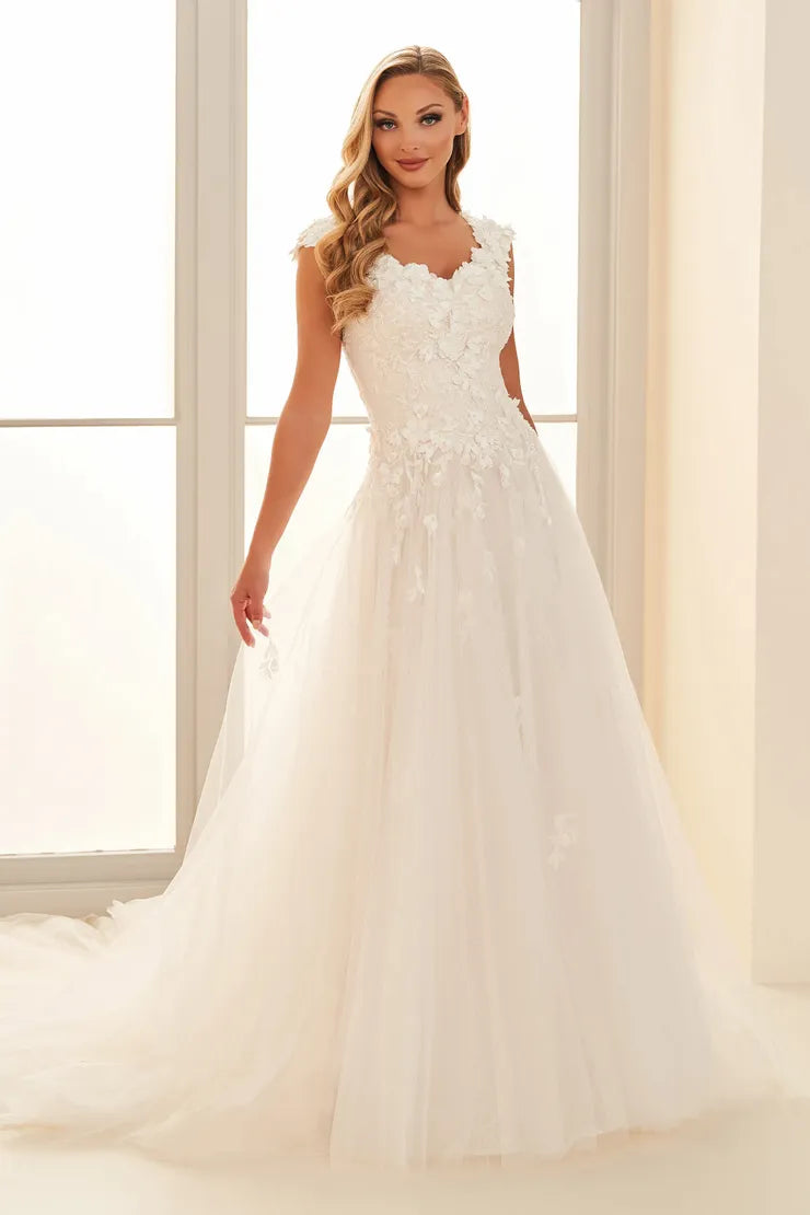 MOD1803 Modest Wedding Dress