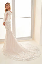 MOD1806 Modest Wedding Dress