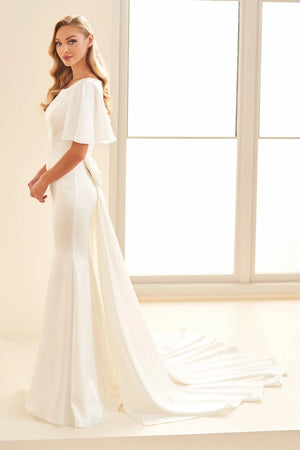 MOD1818 Modest Wedding Dress