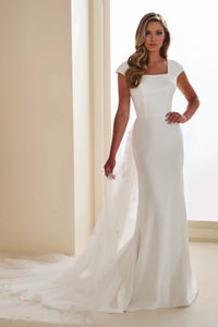 MOD304 Modest Wedding Dress