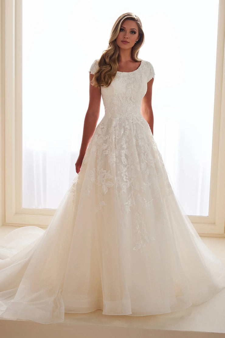 MOD305 Modest Wedding Dress