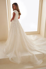 MOD305 Modest Wedding Dress