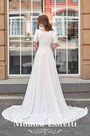 8258 Modest Wedding Dress