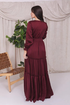 Anastasia Modest Maxi in Zinfandel