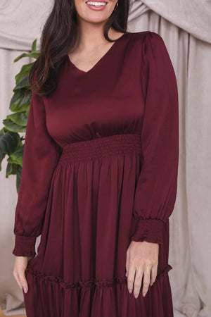 Anastasia Modest Maxi in Zinfandel