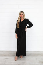 Marilyn Modest Maxi in Black