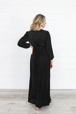 Marilyn Modest Maxi in Black