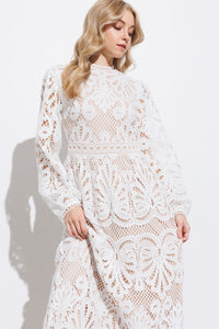 Amberlie Lace Modest Midi