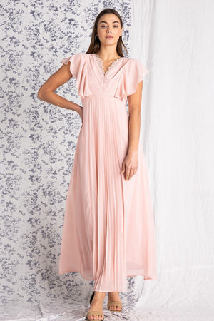 Gabriella Modest Maxi in Blush