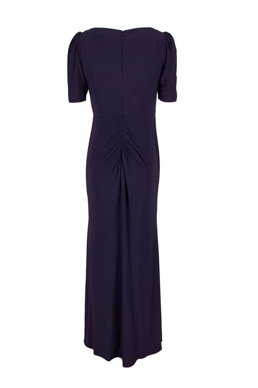 Jersey Modest Maxi in Aubergine