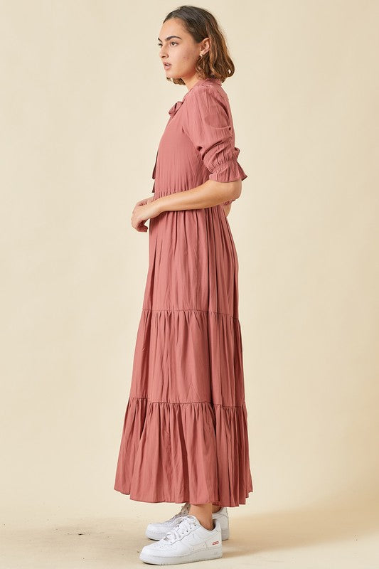 Savannah Modest Maxi in Rust