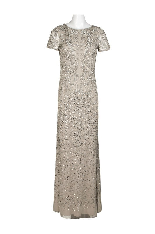 Beaded Maxi in Biscotti