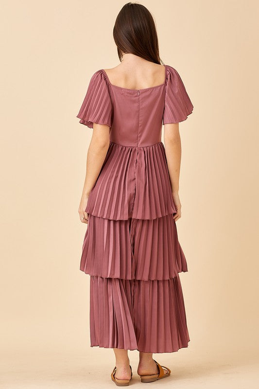 Emma Modest Maxi in Dark Mauve