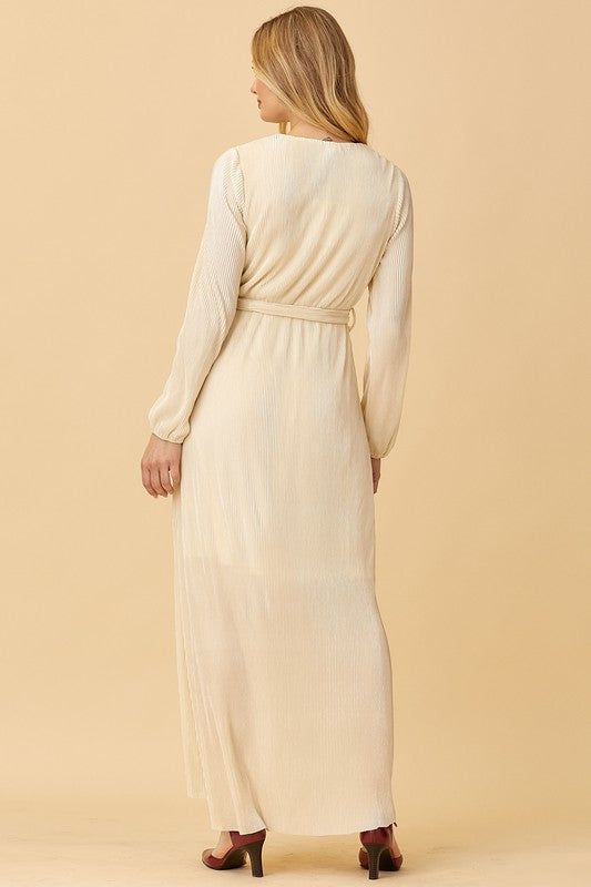 Lucia Velvet Midi in Cream