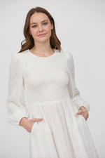 Liliana Embroidered Temple Dress