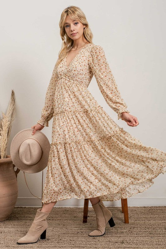 Phoebe Modest Maxi in Cream