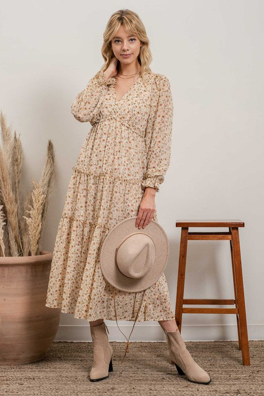 Phoebe Modest Maxi in Cream