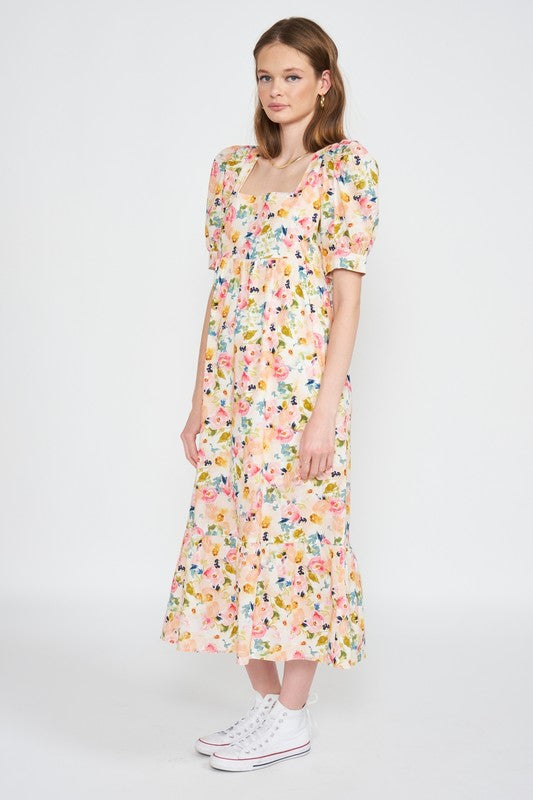 Briar Floral Modest Midi