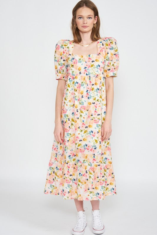 Briar Floral Modest Midi