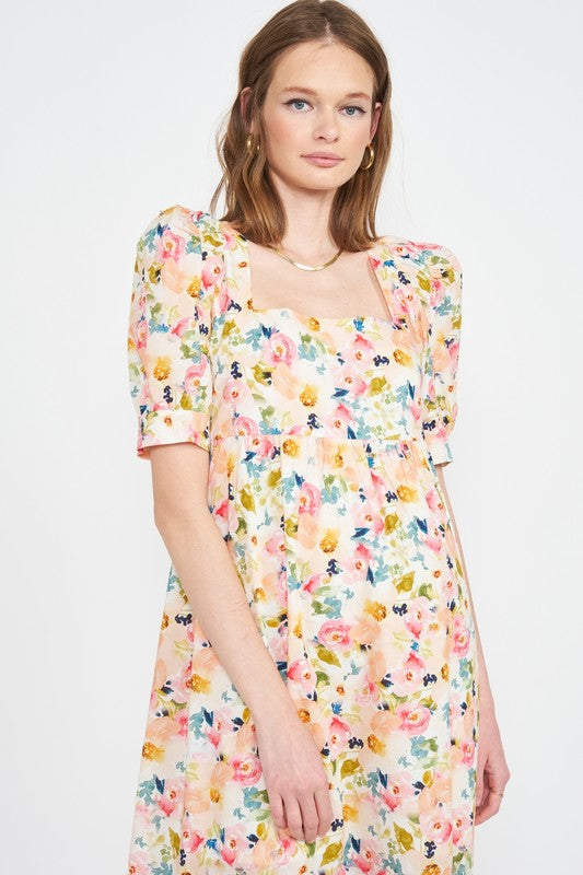 Briar Floral Modest Midi