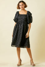 Alice Babydoll Dress in Black