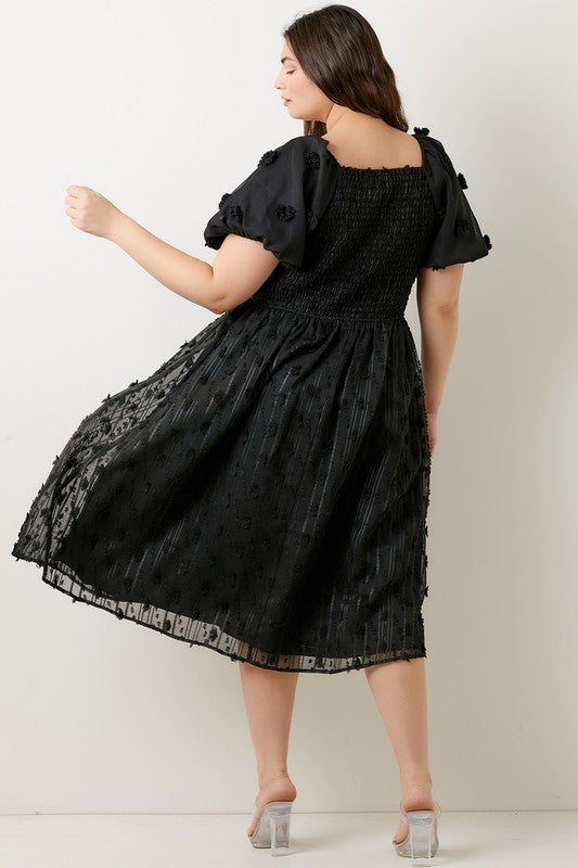 Alice Babydoll Dress in Black