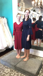 Rory Modest Bridesmaids Dress