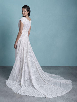 Allure M650 Modest Wedding Dress