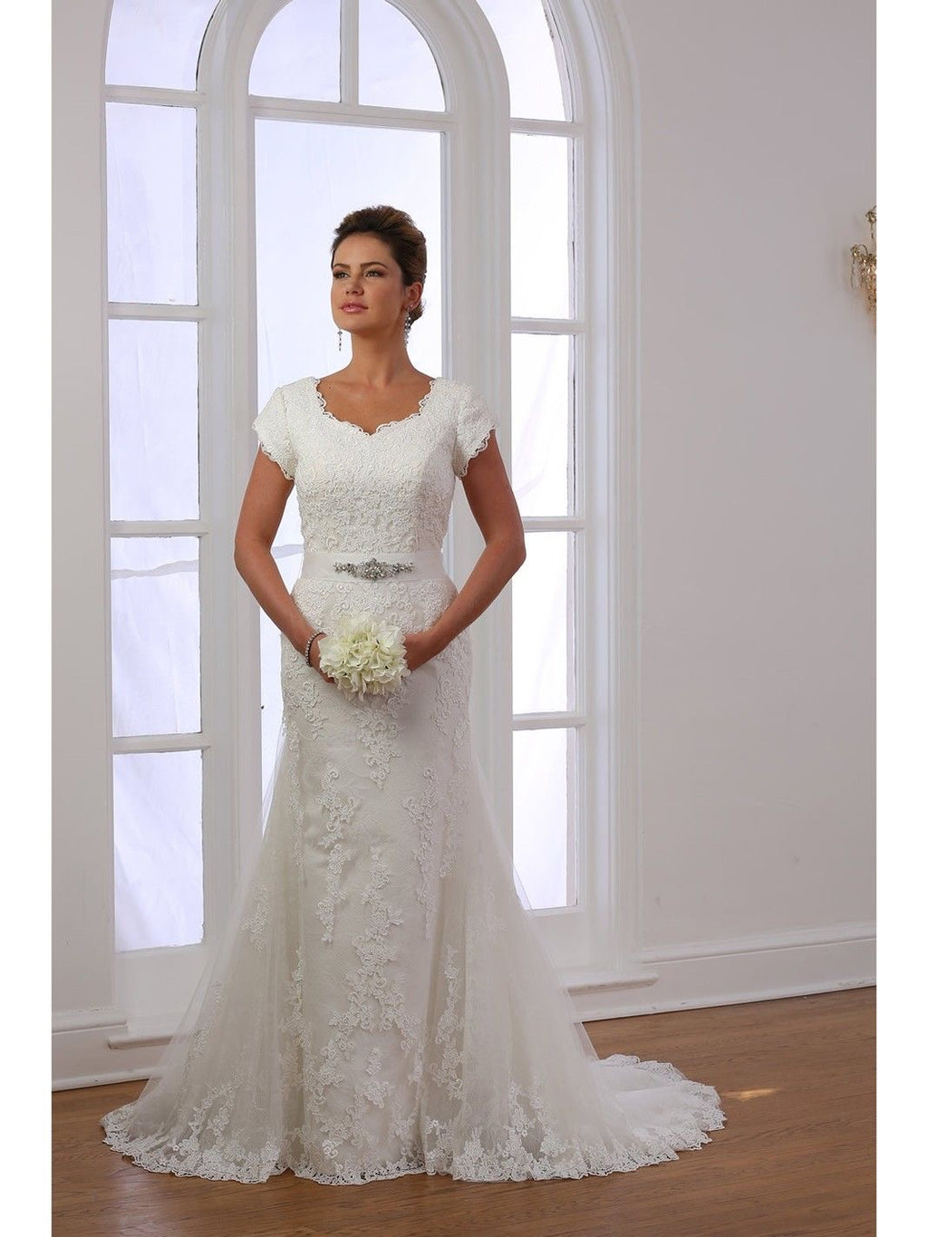 Tb7670 Modest Wedding Dress