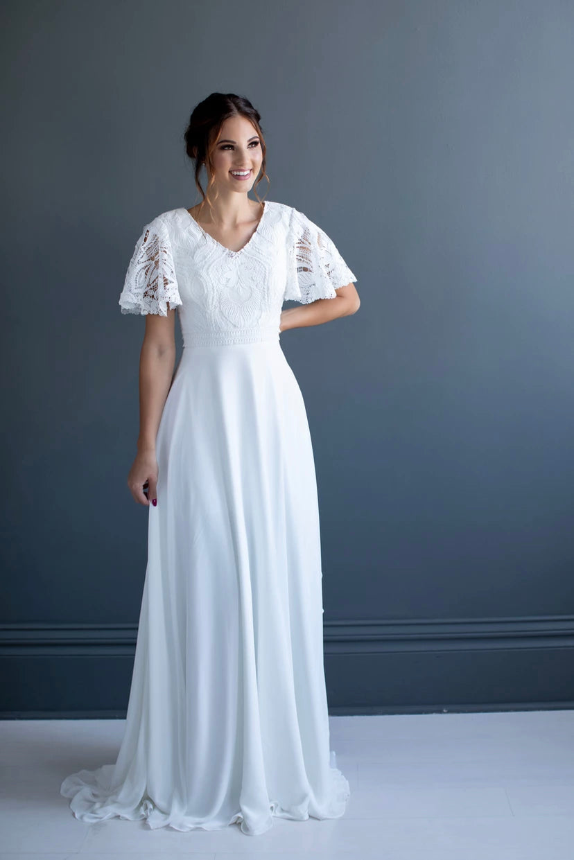 Reagan Modest Wedding Dress