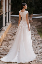 M690 Modest Wedding Dress