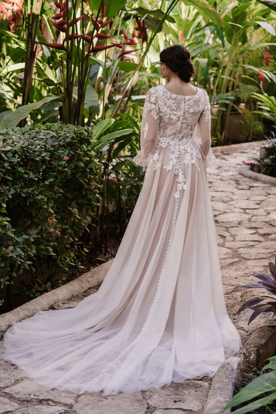 M691 Modest Wedding Dress