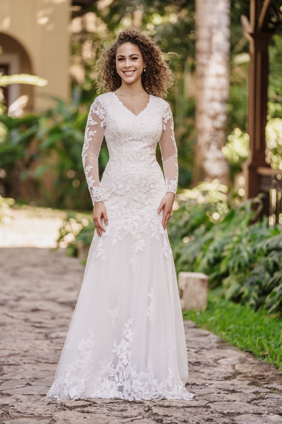 M693 Modest Wedding Dress