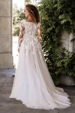 M700 Modest Wedding Dress