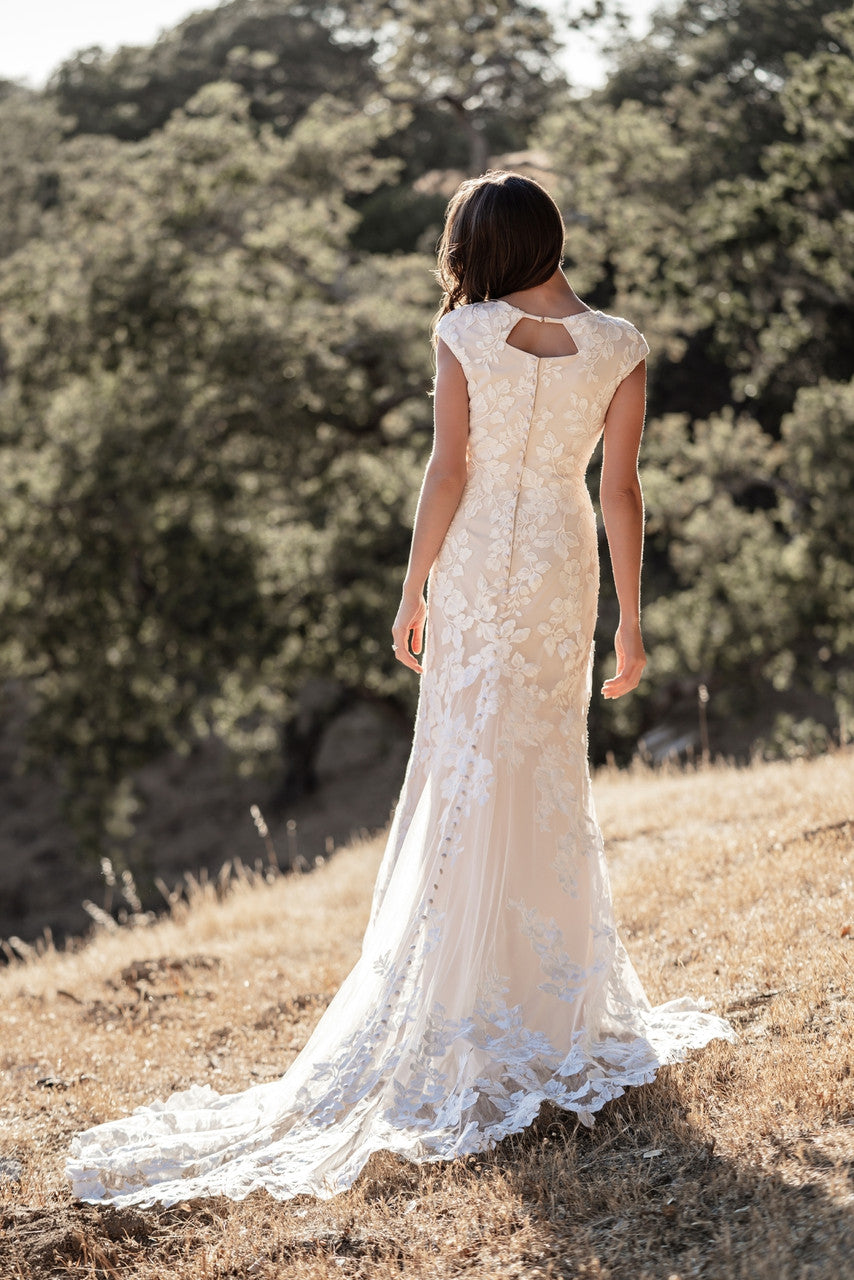 M702 Modest Wedding Dress