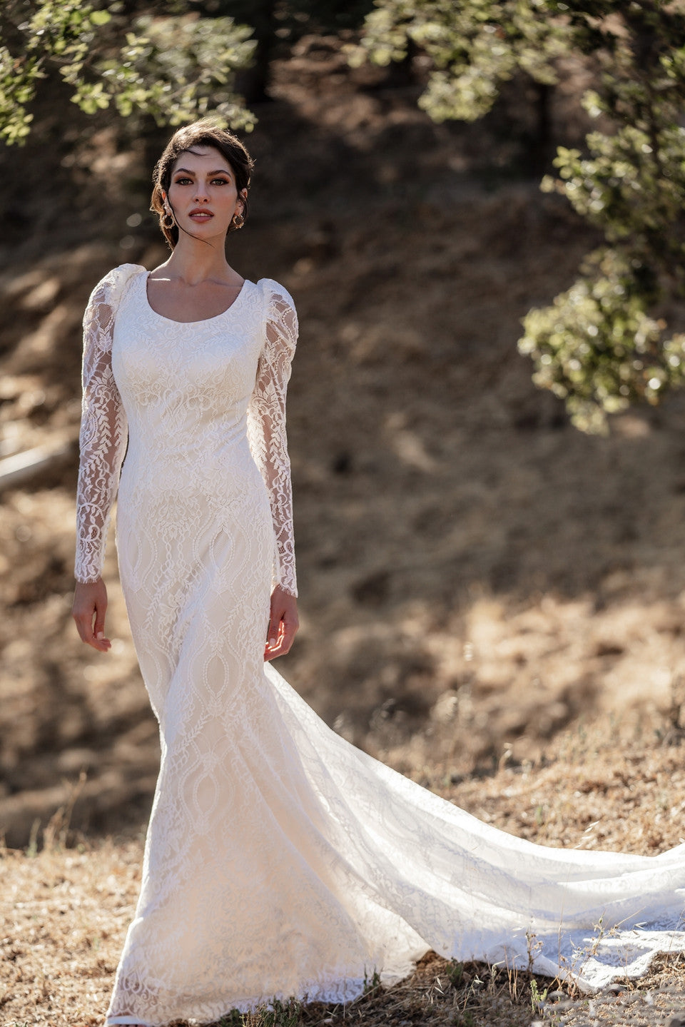 M704 Modest Wedding Dress