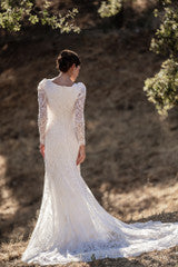 M704 Modest Wedding Dress