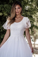 M705 Modest Wedding Dress