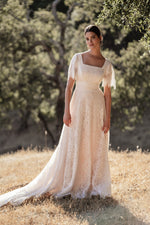 M709 Modest Wedding Dress