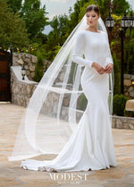 Mon Cheri TR11988 Modest Wedding Gown from A Closet Full of Dresses