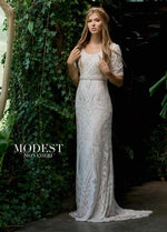 Mon Cheri TR11833 Modest Wedding Dress from A Closet Full of Dresses